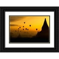 thumbnail image 1 of Ziomek, Witold 32x23 Black Ornate Wood Framed with Double Matting Museum Art Print Titled - Balloons, 1 of 4