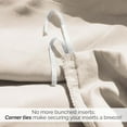 thumbnail image 5 of Southshore Fine Living, Inc. Soft, Wrinkle, Fade, & Stain Resistant, Easy Care, Oversized Duvet Cover Set, Twin/Twin XL, Bone, 5 of 9