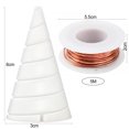 thumbnail image 5 of 1 Set Fibonacci Coil Winding Jig Electro Culture Copper Wire Gardening Making Tool Conical Kit Electroculture, 5 of 5