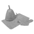 thumbnail image 1 of OULII 4 Pcs Gants de Sauna Réutilisables en Feutre Isolant Bonnet de Bain Accessoires, 1 of 8