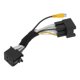 thumbnail image 1 of Cable de arnés de adaptador de cámara de visión trasera Unique Bargains para Ford Focus 2019 Estabiliza el cableado de la cámara de respaldo 1 Pcs RCA 30 Pin, 1 of 1