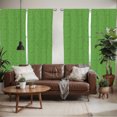 thumbnail image 2 of Ambesonne Green Window Curtains, Grass Growth Abstract, Each 28" W x 63" L, Lime Green Emerald, 2 of 5