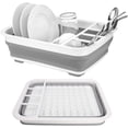 thumbnail image 1 of Collapsible Drying Dish Storage Rack Gray Space Saving Folding Dish,Collapsible Dish Drying Rack Popup and Collapse for Easy Storage for kitchen,Camper,Travel Trailer, 1 of 7