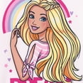 thumbnail image 4 of Barbie Girls Outfit Set Graphic Hoodie Pastel Rainbow Logo Print Leggings 2 Piece Kids Clothes 5-12Y, 4 of 10