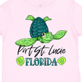thumbnail image 4 of Inktastic Port St. Lucie, Florida Happy Sea Turtle Boys or Girls Toddler T-Shirt, 4 of 5