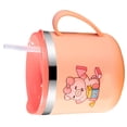 thumbnail image 3 of Taza de dibujos animados para niños pequeños, resistente taza de agua de acero inoxidable con pajita y aislamiento térmico., 3 of 8