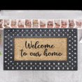 thumbnail image 3 of IH Casa Decor Rubber & Natural Fibers Mat Welcome To Our Home, 3 of 3