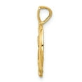 thumbnail image 2 of 14K Yellow Gold Charm Pendant 22 mm 15 Angel, Moon & Star, 2 of 3
