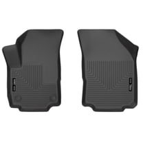 Husky Liners 15681 Weatherbeater Floor Mats Fit 2018-2024 GMC Terrain - Front - Black - 2 Pc