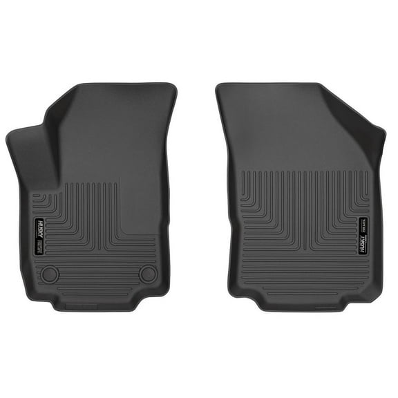 Husky Liners 15681 Weatherbeater Floor Mats Fit 2018-2024 GMC Terrain - Front - Black - 2 Pc