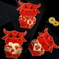 thumbnail image 4 of Koszal 2021 Ox Year Red Envelope Cartoon Cow Shape Three-dimensional Lucky Money Packet, 4 of 8
