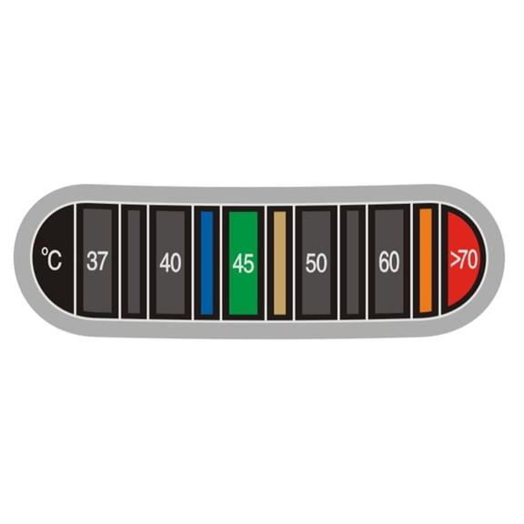 Adhesive Bottle Thermometers Strips Displays Temperature in Degrees Thermometers Sticker Temperature Display Stickers