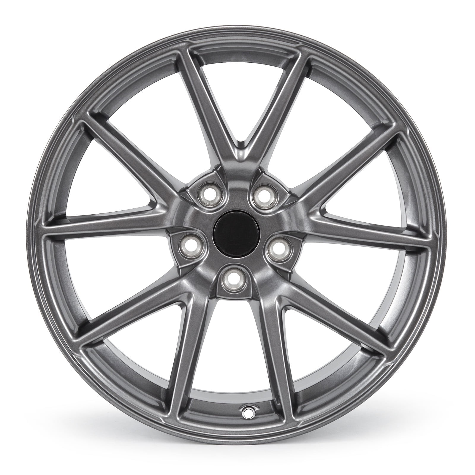 15 x 5 in. Modular MX550545SM1 Trailer Wheel, Silver - 5 x 114.3