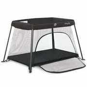 Dream On Me Travel Light Playard With Mesh Zipper Door, Easy Access, Portable, Black