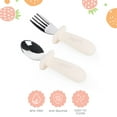 thumbnail image 2 of LulyBoo 2-Piece Stainless Steel Flatware Set with Easy-Grip Handles, 2 of 4