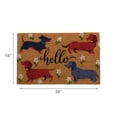 thumbnail image 3 of Coir Door Mat Dogs Hello, 3 of 3