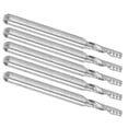 thumbnail image 2 of Yazoeia 5pcs End Mills Single Flute Spiral Milling Cutter Straight Shank Router Bit 3.175x2x10x38mm GY228-58701, 2 of 11