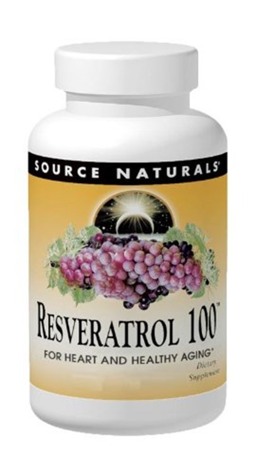 Source Naturals Resveratrol 100 mg. 120 Vegetarian Capsules