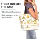 thumbnail image 2 of Balery Farm Bee Cute Honey Bolsa Tote Estilo Estético con Cremalleras, Bolsa de Hombro, Bolsa de Compras Grande y Plegable, 2 of 8