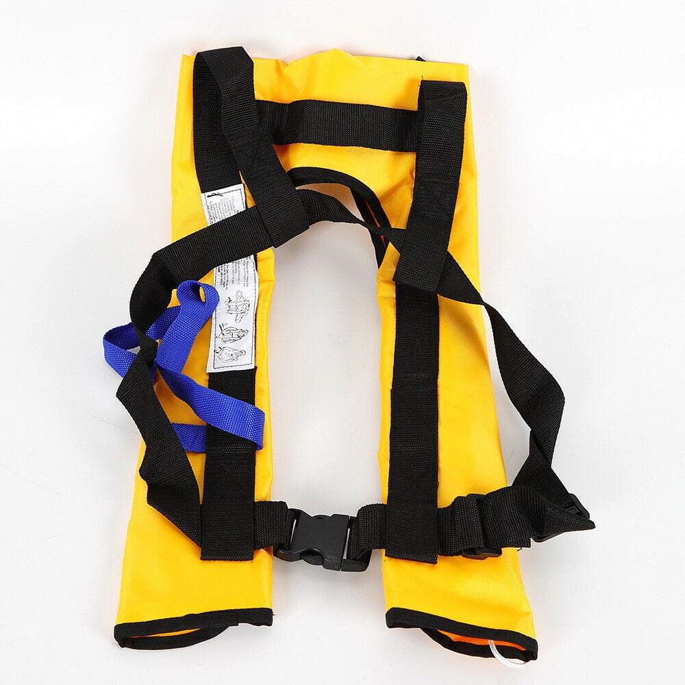 Inflatable Life Jacket Pfd Adult Fishing Vest Water Swimming Survival