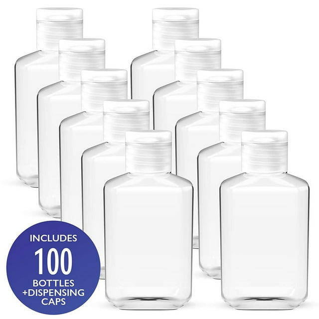 60ml Transparent Octagonal Clamshell Plastic Bottle