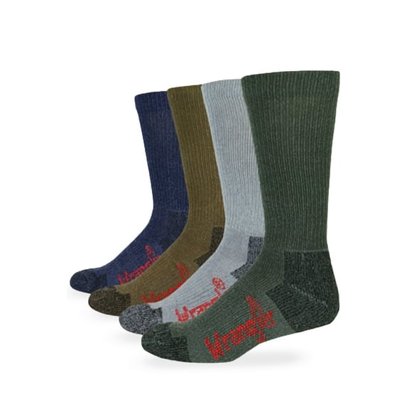 Men's Ultra-Dri Cushion Work Crew Boot Socks 4 Pack