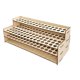 thumbnail image 4 of Portapinceles de madera para escritorio, estante de almacenamiento de gran capacidad con 75 agujeros para pinceles, soporte para bolígrafos de pintura, 4 of 9