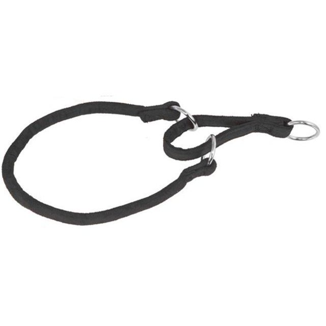 Dogline M8301-1 16 Pi. L x 0,33 W. Confort en Microfibre Ronde Col Martingale&44; Noir