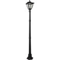 thumbnail image 1 of Nature Power 23106 74-Inch Bayport Solar Charged Lamp Post with Super Bright Natural White LEDs, Black, 1 of 1