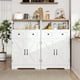 thumbnail image 4 of Zocalo Buffet Blanco con 2 Cajones y 2 Puertas - Credenza Multiusos para Comedor, Cocina o Sala, 108cm, 4 of 6