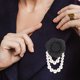 thumbnail image 4 of Camellia Broch Women Ropa PIN Flower Pearl Broche Broche de sombrero floral Broche para traje mochila, 4 of 6