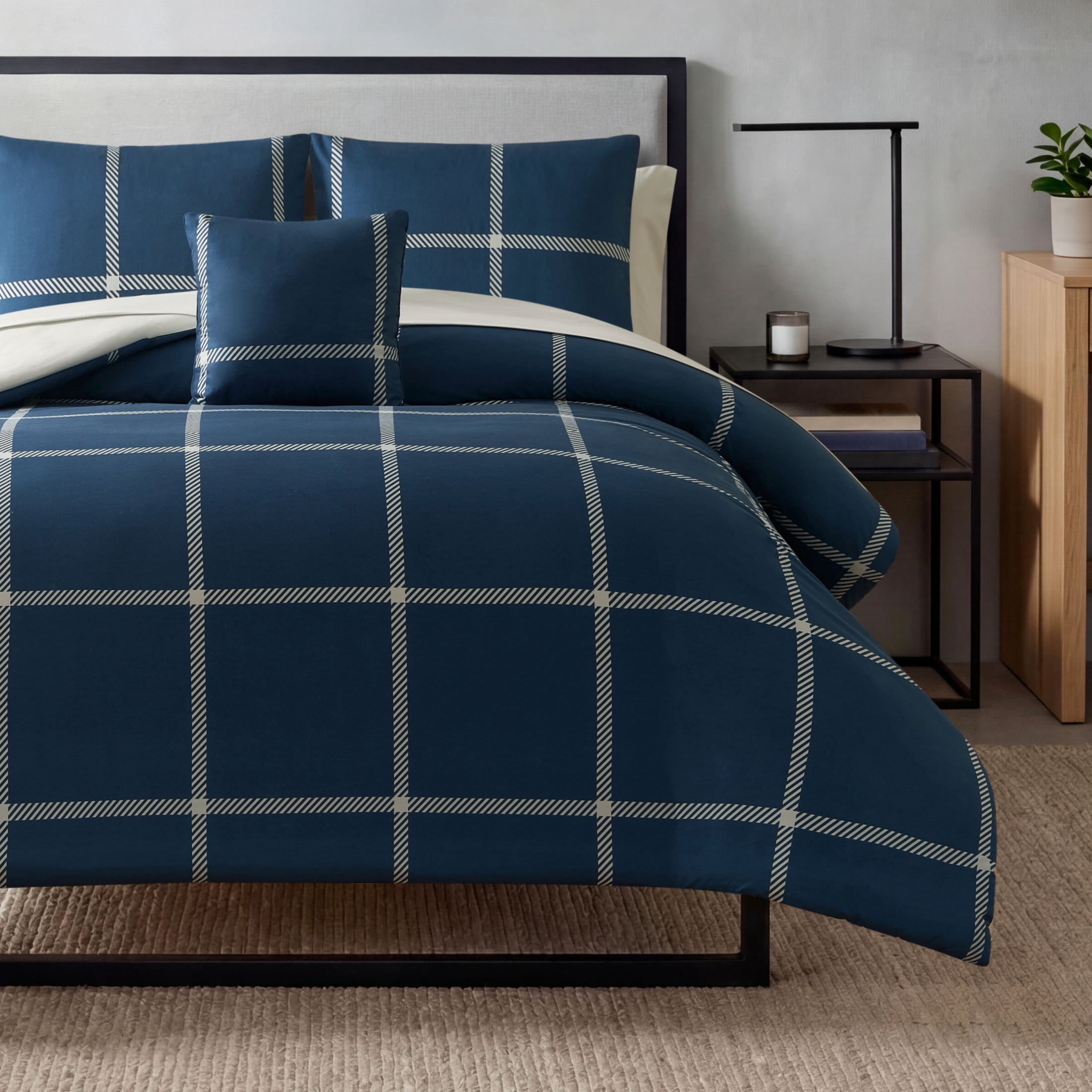 The Sheet Lab Window Pane Check Bed in a Bag