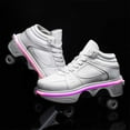 thumbnail image 6 of Roller Skate Shoes for Woman, Double-Row Deform Wheel Automatic Walking Shoes, Retractable Roller Skate, Shoes with Wheels, Skating Shoes for Outdoor Fun & Fitness, 6 of 6