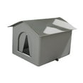 thumbnail image 3 of Casa para Gatos al Aire Libre Perfecl Gris S Impermeable, 3 of 8