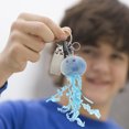 thumbnail image 4 of Houderco Animal Keychain Decoration Plush Sky-Blue 1Pcs 11.79X3.73X2.55in, 4 of 6