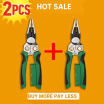 8 in 1 Electric Wire Stripper with Voltage Tester, Electrical Wire Stripping Tool, Multi-Functional Electrician Pliers | YISHFHP