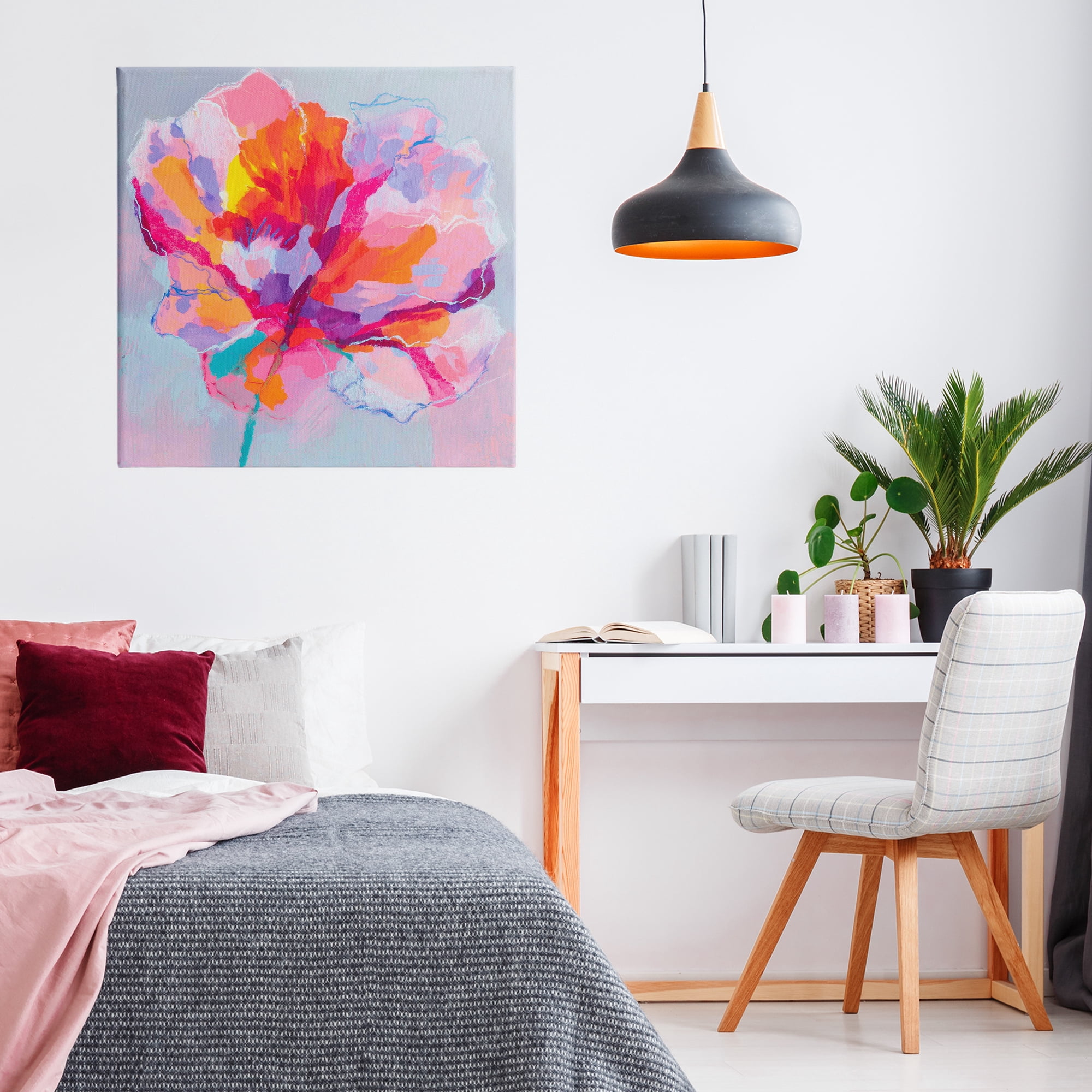 Stupell Industries The Open Petal Expression Canvas Wall Art, design by Chromatic Storm Studio
