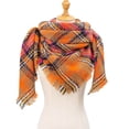 thumbnail image 3 of Tweang Shawl for Women Silk Bandana Sweaterscarf Shawl Silk Shawl Sheer Shawl Shawls for Women Orange A, 3 of 3