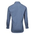 thumbnail image 2 of Premier - Camisa de popelín con mangas largas enrollables para hombre (Vaquero Indigo), 2 of 3