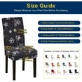 thumbnail image 5 of Chair Covers, Dining Room Chair Covers, Stretch Kitchen Chair Covers/Dining Room Chair Covers Set of 6, Removable Washable Dining Chair Slipcovers for Home, Hotel, Banquet, 5 of 6