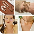 thumbnail image 2 of 180pcs 18K Gold Plated Beads 3mm 4mm 6mm Bracelet Bead Smooth Metal Spacer Beads Seamless Gold Ball Brass Tiny Bead for Summer Hawaii Layered Necklace Bracelet Jewelry Making for DIY, 2 of 9