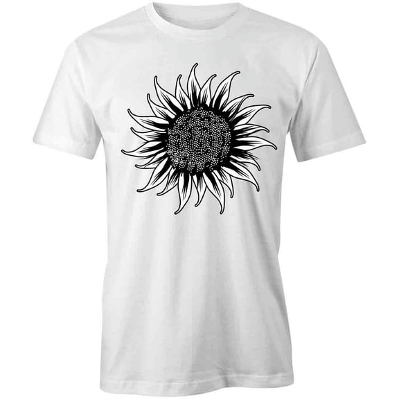 Sunflower T-Shirt | Pretty Flowers White Tee Gift