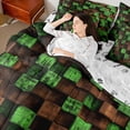 thumbnail image 4 of Castle Fairy Pixelated Miners Game Bedding Comforter Set,Abstract Full Bedding Set, 4 of 8