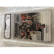 2017 Contenders Draft Football Passing Grades #5 Patrick Mahomes II Texas Tech Raiders RC Rookie GMA 10 Panini Trading Card Serial Number May Vary
