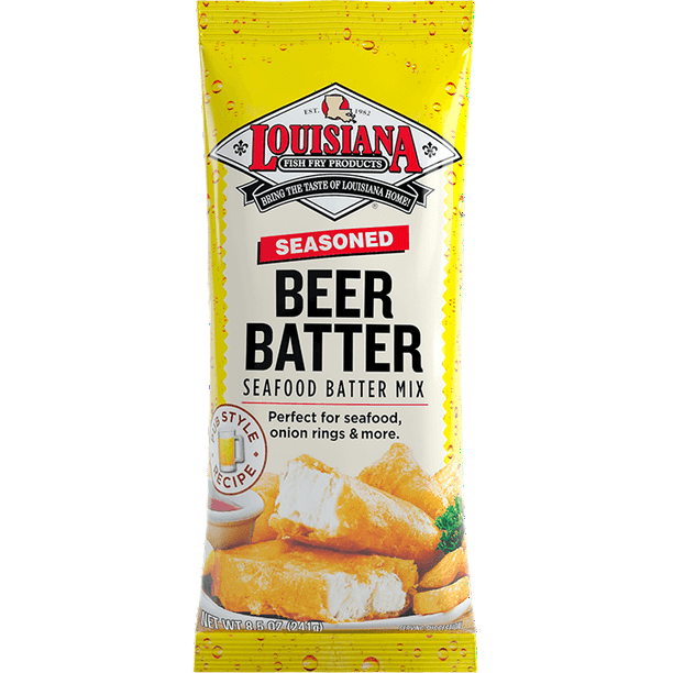 Louisiana Fish Products Seasoned Beer Batter Mix 8.5oz - Walmart.com