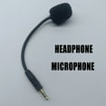 thumbnail image 6 of Bottone Headphone Microphone 3.5mm Male 3-section Mic Boom with Sponge Cover for G5BT Headsets Replacement Accessory, 6 of 7