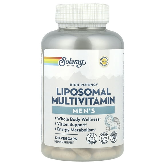 Solaray - Men's Liposomal Multivitamin High Potency - 120 Veg Capsules