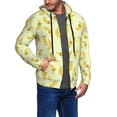thumbnail image 2 of Naloa Bananas Men’s Hoodies, Zip up Hoodie, Sweatshirts,Hoodies for Men Sizes S-3XL-3X-Large, 2 of 5