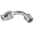 thumbnail image 3 of JEGS AN 90-Degree PTFE Hose End Fitting [-6 AN Female to -6 AN PTFE Hose, Zinc Plated], 3 of 7