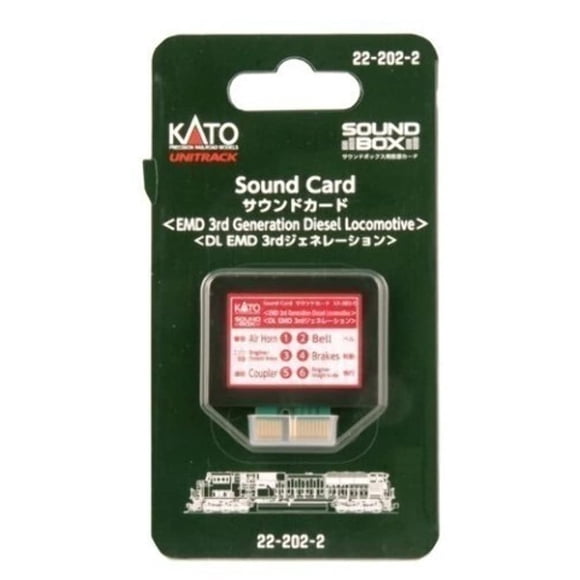 Tarjeta de sonido Kato KAT222022 EMD Diesel de tercera generación